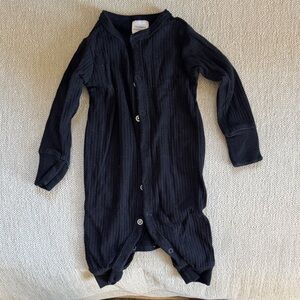 Cozy Black Kids Footie by [Brand]